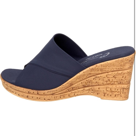 NEW Onex Christina Navy Womens Wedge Sandals - Size 11B - Picture 7 of 13